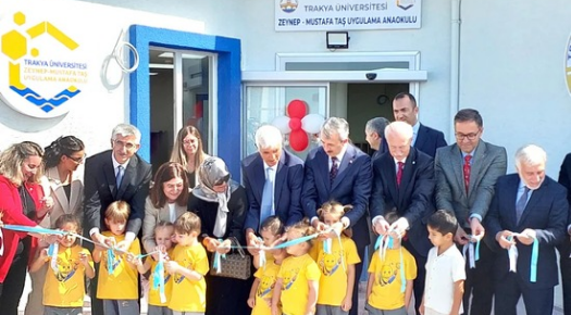 TRAKYA’DA ZEYNEP-MUSTAFA TAŞ ANAOKULU AÇILDI