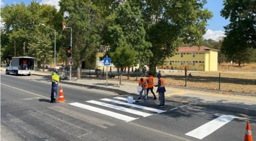 JANDARMA’DAN YAYA GEÇİDİ DENETİMİ