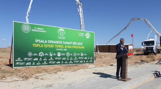 İPSALA OSB’DE 4 FABRİKANIN TEMELİ ATILDI