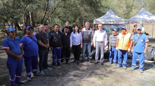 2,3 TON ÇÖP TOPLANDI, EDİRNE NEFES ALDI