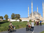 İSVİÇRELİ BİSİKLETÇİLER TÜRKİYE ETABINI EDİRNE’DE TAMAMLADI