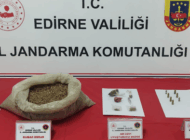 EDİRNE’DE 1 KİLO 700 GRAM UYUŞTURUCU ELE GEÇİRİLDİ