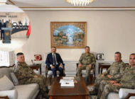 VALİ SEZER,1. ORDU KOMUTANI’NI MAKAMINDA KABUL ETTİ