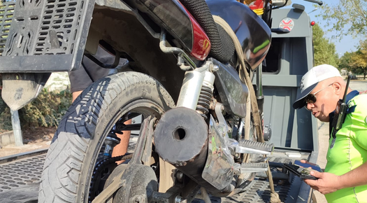 UZUNKÖPRÜ’DE MOTOSİKLET SÜRÜCÜSÜ YAKALANDI