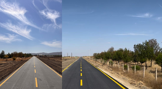 KÖY YOLLARINDA SICAK ASFALT ÇALIŞMALARI SÜRÜYOR!