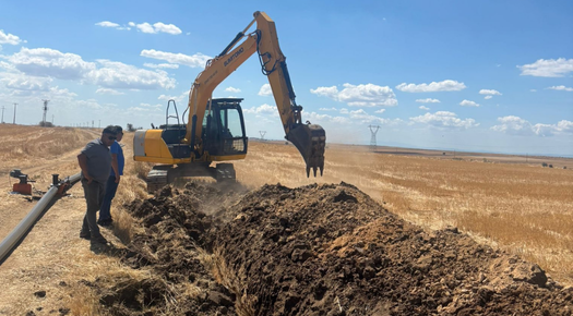 2 BİN 500 DEKAR TARIM ARAZİSİ DAHA SULAMAYA AÇILDI