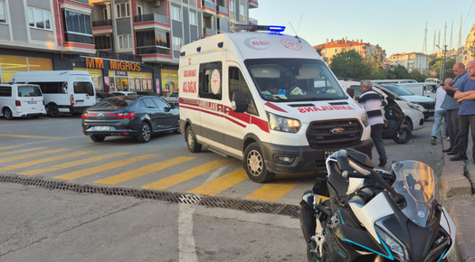 EDİRNE’DE TRAFİK KAZASI: MOTOSİKLET SÜRÜCÜSÜ YARALI