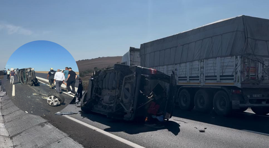 ÇORLU’DA 3 ARACIN KARIŞTIĞI KAZA: 6 YARALI
