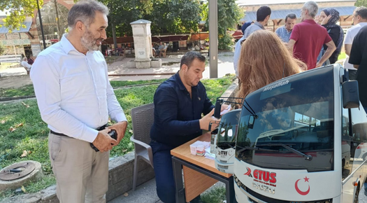 TRAKYA ÜNİVERSİTESİ ÖĞRENCİLERİNDEN KENTKART YOĞUNLUĞU