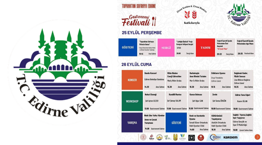 EDİRNE’DE LEZZET, KÜLTÜR VE MİRASIN BULUŞMASI
