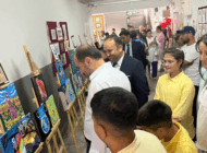 KARAAĞAÇ ORTAOKULU’NDA ÖĞRENCİLERDEN RESİM SERGİSİ