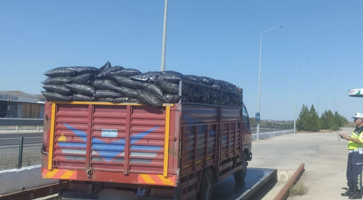 TAŞIMA SINIRINI AŞAN KAMYON SÜRÜCÜSÜNE 51 BİN 26 LİRA CEZA