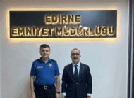ARAR’DAN EMNİYET MÜDÜRÜ AYHAN’A HAYIRLI OLSUN ZİYARETİ