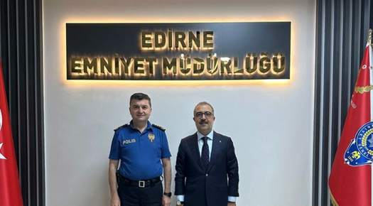 ARAR’DAN EMNİYET MÜDÜRÜ AYHAN’A HAYIRLI OLSUN ZİYARETİ