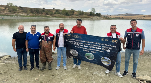 İPSALA’DA 10,5 MİLYON SAZAN YAVRUSU ÜRETİLDİ