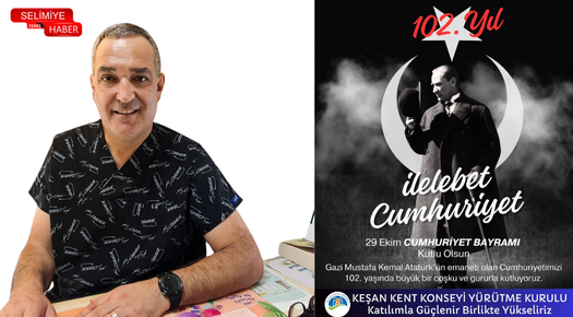 KEŞAN KENT KONSEYİ YÜRÜTME KURULU CUMHURİYET MESAJI