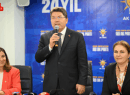 BAKAN YILMAZ TUNÇ AK PARTİ İL BAŞKANLIĞI’NDA KONUŞTU