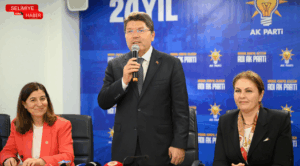 BAKAN TUNÇ AK PARTİ İL BAŞKANLIĞI’NDA KONUŞTU
