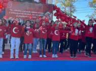 TAYAKADIN KÖYÜNDE CUMHURİYET COŞKUSU YAŞANDI