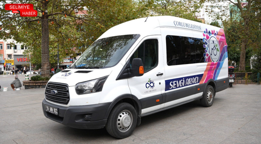 ÇORLU BELEDİYESİ, ENGELLİ VATANDAŞLAR İÇİN SEVGİ ARACI