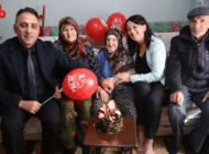 EDİRNE’DE 100 YAŞINA GİREN KADINA DOĞUM GÜNÜ SÜRPRİZİ