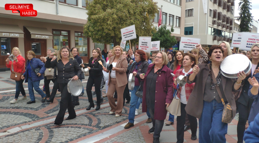CHP KADIN KOLLARINDAN “BOŞ TENCERE” YÜRÜYÜŞÜ