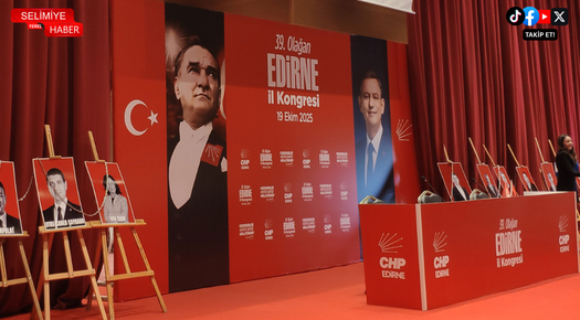 CHP EDİRNE İL KONGRESİNDE YÜCEL BALKANLI TEK ADAY