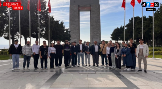 ÜNİVERSİTE ÖĞRENCİLERİ GELİBOLU GEZİSİNE KATILDI