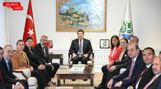 ADALET BAKANI TUNÇ, EDİRNE’DE VALİYİ ZİYARET ETTİ