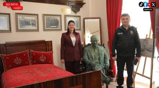 EMNİYET MÜDÜRÜ AYHAN BELEDİYE’DE AĞIRLANDI