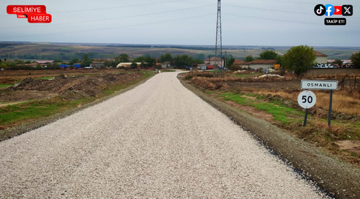 HAVSA’DA STABİLİZE YOL ASFALTLANDI