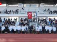 TEKİRDAĞ NKÜ TIP FAKÜLTESİ ÖĞRENCİLERİ BEYAZ ÖNLÜK GİYDİ