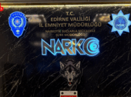 EDİRNE’DE OPERASYON: 68 KİLO 650 GRAM UYUŞTURUCU!