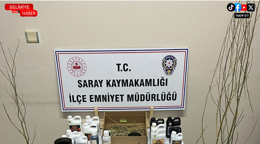 UYUŞTURUCU ÜRETTİKLERİ İDDİA EDİLEN 5 ŞÜPHELİ YAKALANDI