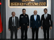 EDİRNE KAYMAKAMLARINDAN MÜDÜR AYHAN’A ZİYARET