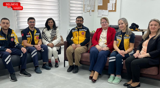 CERİT’TEN ACİL SAĞLIK HİZMETLERİ İSTASYONUNA ZİYARET