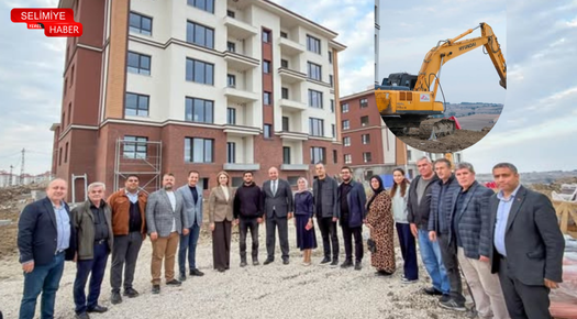 UZUNKÖPRÜ’DE TOKİ KONUT PROJESİ HIZLA YÜKSELİYOR