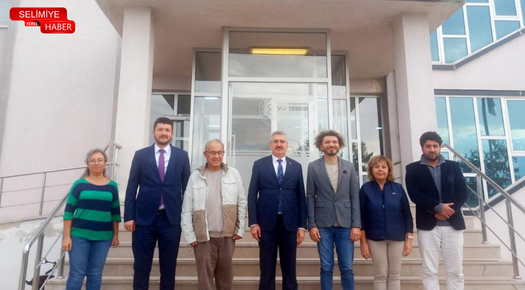 NKÜ REKTÖRÜ ŞAHİN’DEN MYO’YA ZİYARET