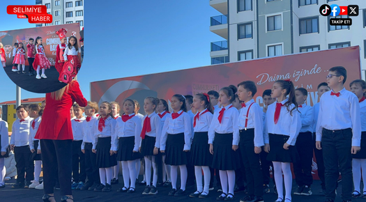 CUMHURİYETİN 102. YILI MİNİKLERİN GÖZÜNDE PARLADI