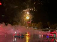 EDİRNE’DE CUMHURİYET COŞKUSU MERİÇ NEHRİ’NDE TAŞTI