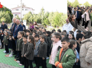 DÜNYA GIDA GÜNÜ DOLAYISIYLA MİNİKLERE SÜT DAĞITILDI