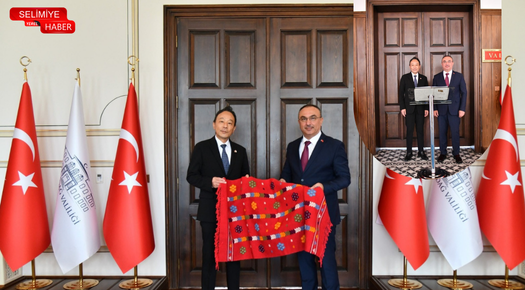 JAPONYA ANKARA BÜYÜKELÇİSİ, VALİ’Yİ ZİYARET ETTİ