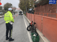 KAMYONLA ÇARPIŞAN BİSİKLET SÜRÜCÜSÜ YARALANDI