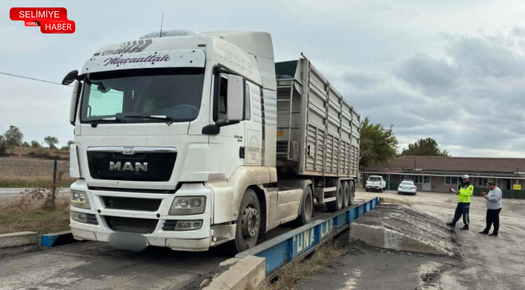 AĞIR TONAJLI KAMYON SÜRÜCÜSÜNE 51 BİN TL CEZA