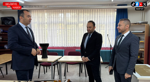 MÜDÜR YILMAZ, KARAAĞAÇ ORTAOKULU’NU ZİYARET ETTİ