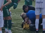 AMAMTÖR MAÇDA FUTBOLCU BİLİNCİNİ KAYBETTİ