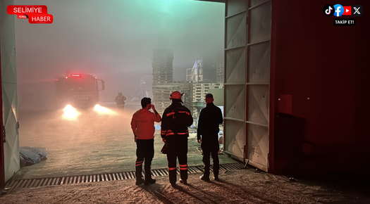 EDİRNE’DE PALET FABRİKASINDA YANGIN ÇIKTI