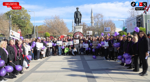 EDİRNE’DE KADINA KARŞI ŞİDDETE TEPKİ YÜRÜYÜŞÜ