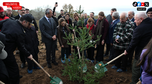 EDİRNE’DE ŞEHİTLER İÇİN 500 FİDAN DİKİLDİ