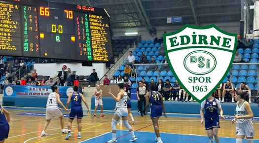 EDİRNE DSİ SPOR, PARKEDEN BAŞI DİK AYRILDI